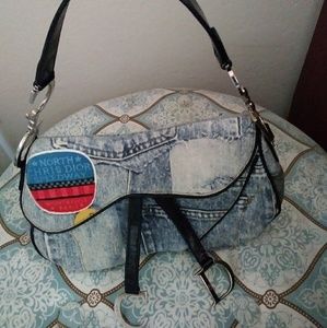 Dior Denim Saddle bag.